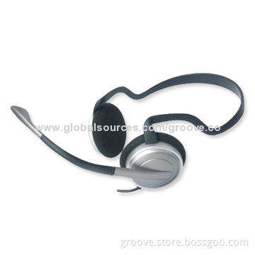 Back Phone for Computer with Microphone and Volume Control, 2.5m Cable Length